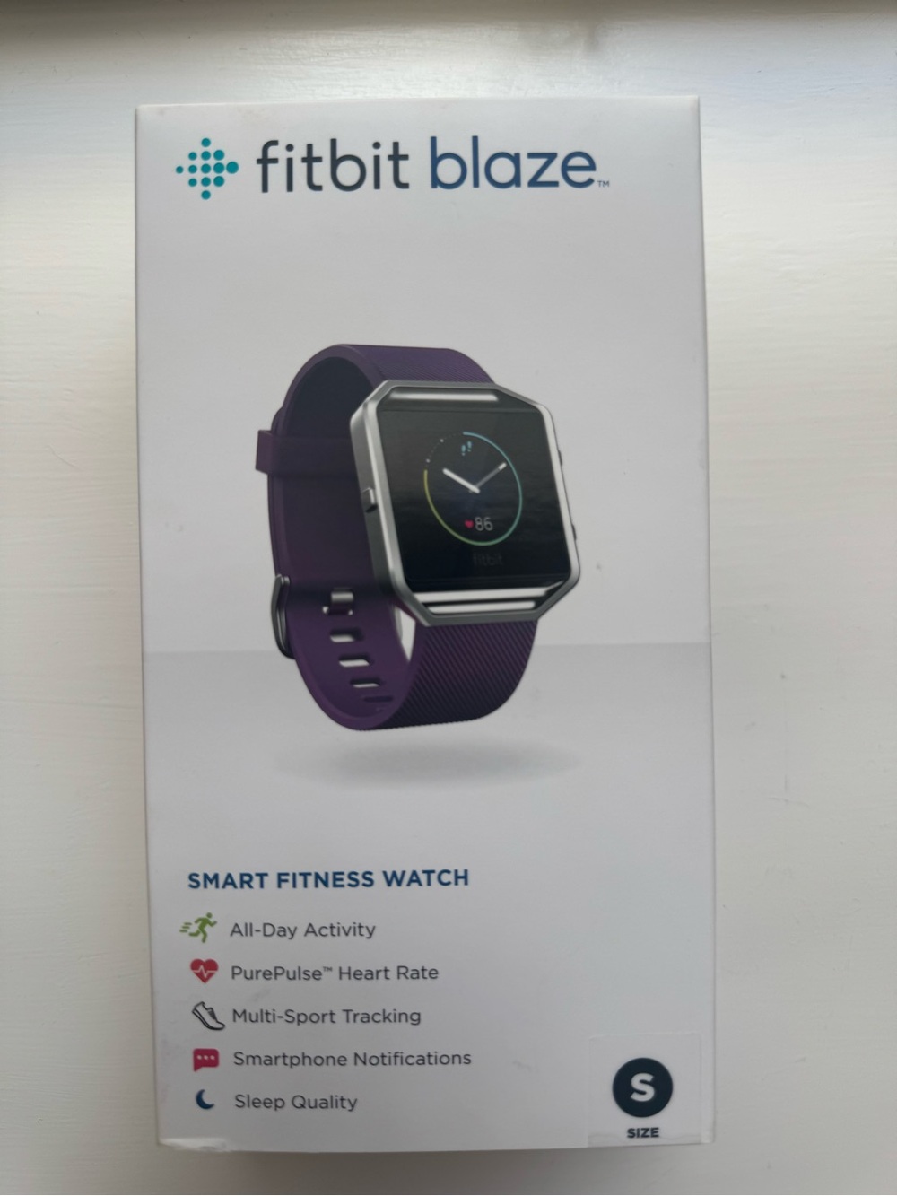 fitbit Blaze Smart Fitness Watch - Purple